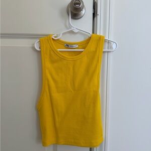 Zara Vibrant Yellow Tank Top